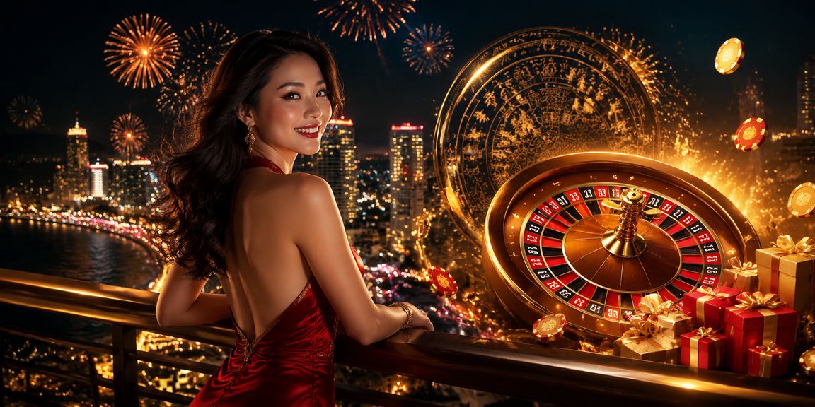 Cảnh quay casino và cá cược thể thao đêm tại Nha Trang